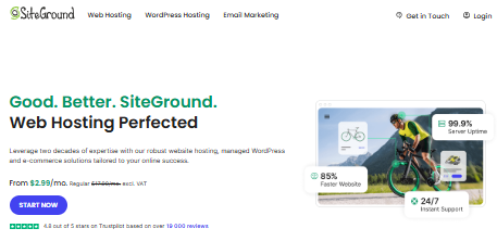 SiteGround测评 - 外国主机中最具口碑之一，WordPress和WooCommerce完美支持-国外VPS测评