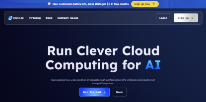 RunC.AI：新加坡智能云计算平台，专为AI打造的GPU算力服务商，注册送$5免费额度-国外VPS测评