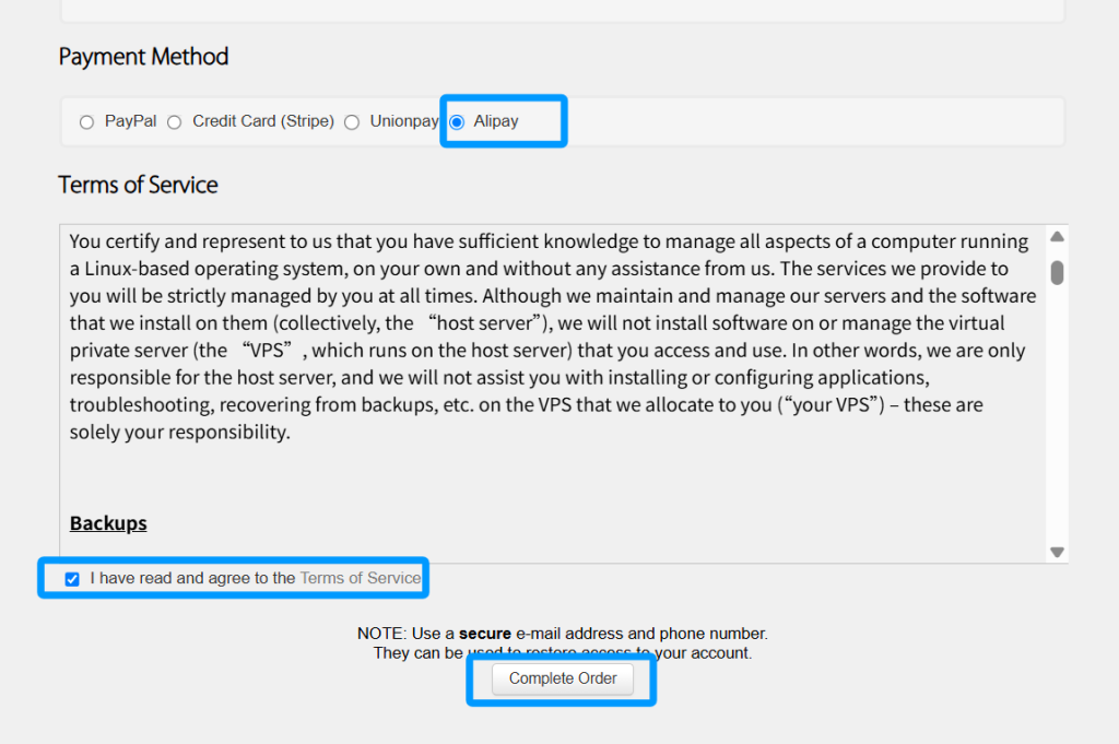 【纯小白教程】基于搬瓦工E-Commerce VPS,打造个人网站、自建网盘和远程桌面三合一数据中心