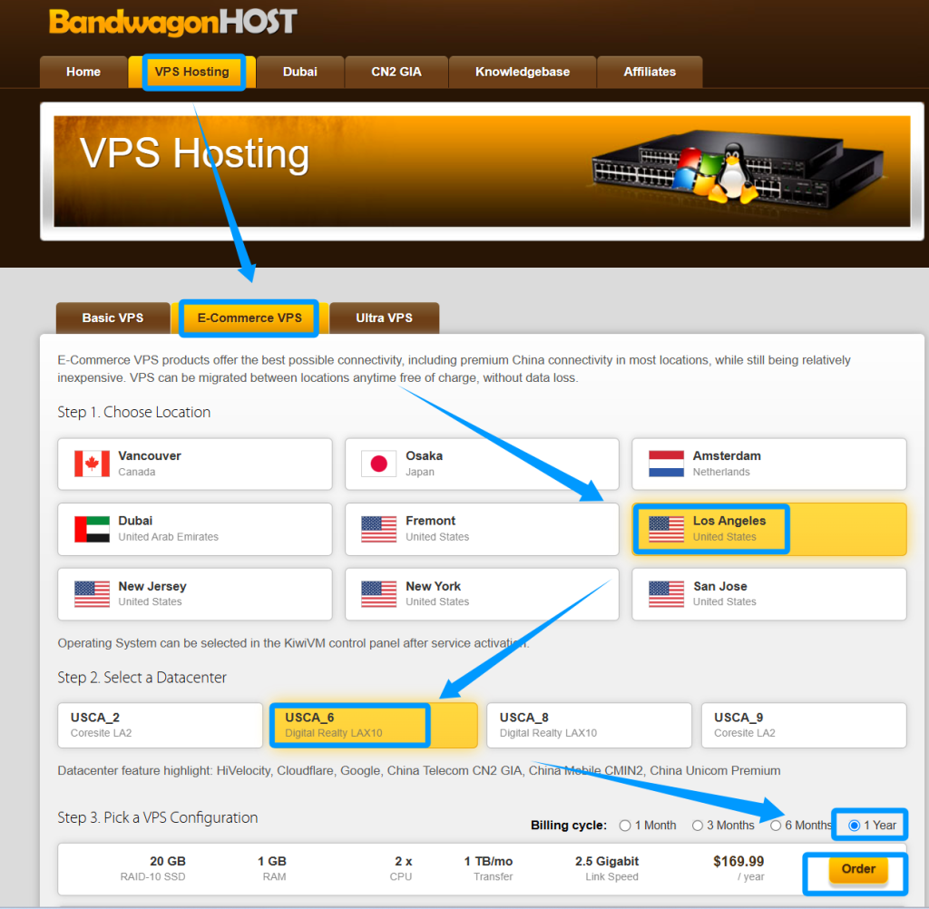 【纯小白教程】基于搬瓦工E-Commerce VPS,打造个人网站、自建网盘和远程桌面三合一数据中心