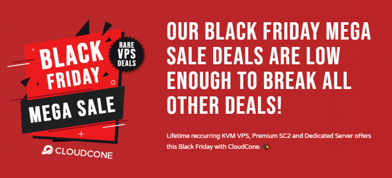 CloudCone黑五2025特惠:3TB月流量@1Gbps带宽美国KVM VPS $10.59/年、SC2云服务器$25/年、独立服务器$198/月,续费不涨价!