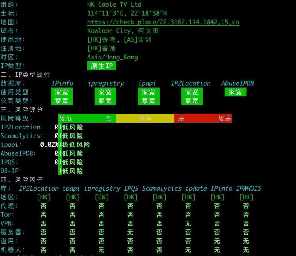 丽萨主机香港iCable双ISP原生住宅IP VPS上线新IP段上架:高质量纯净住宅IP,支持TVB/Cityline/流媒体解锁